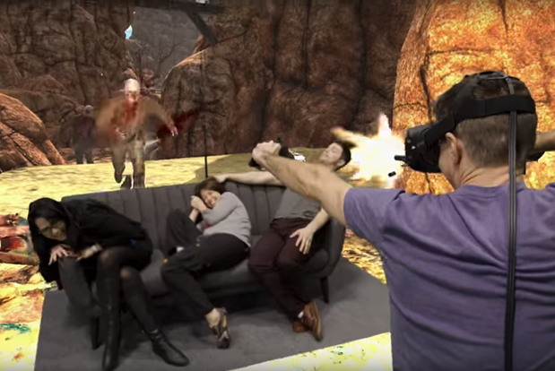 VR Avatar zabava v herne virtualni reality